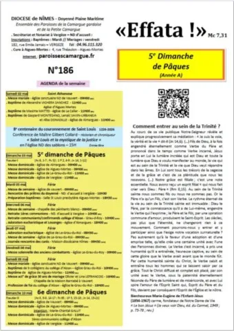 5e Dimanche de Pâques