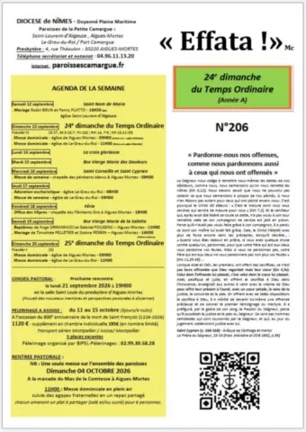 24e Dimanche du Temps Ordinair
