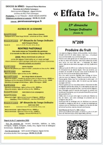 27e Dimanche du Temps Ordinair