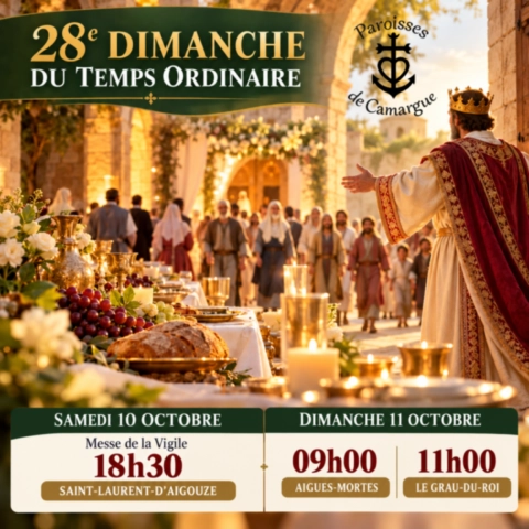 28 dimanche du Temps ordinaire